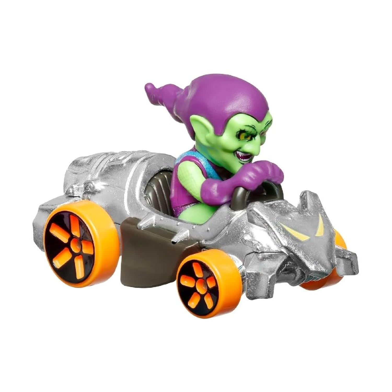 Hot Wheels RacerVerse Die-Cast Vehicle with Green Goblin Driver 1:64 Scale