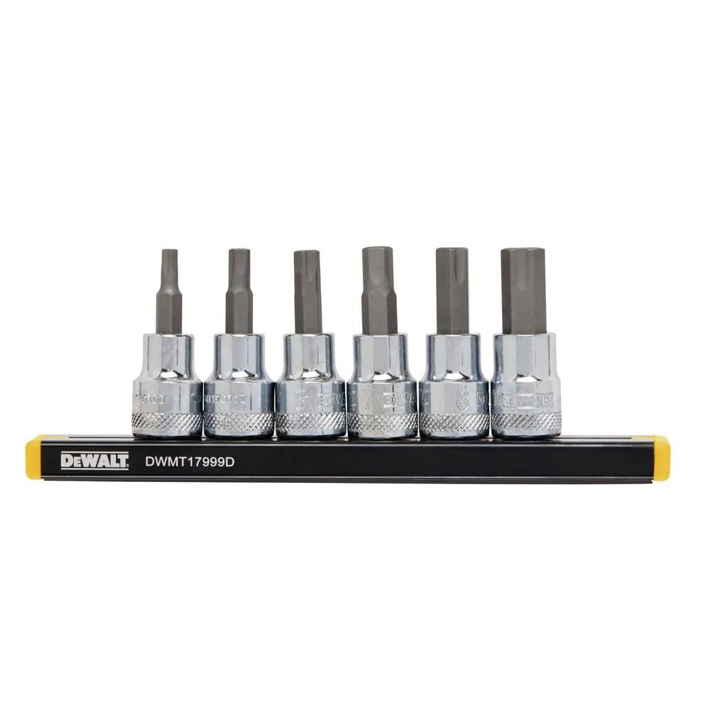 DEWALT 3/8 DRIVE, MM HEX SOCKET SET, 6PC (DWMT17001)