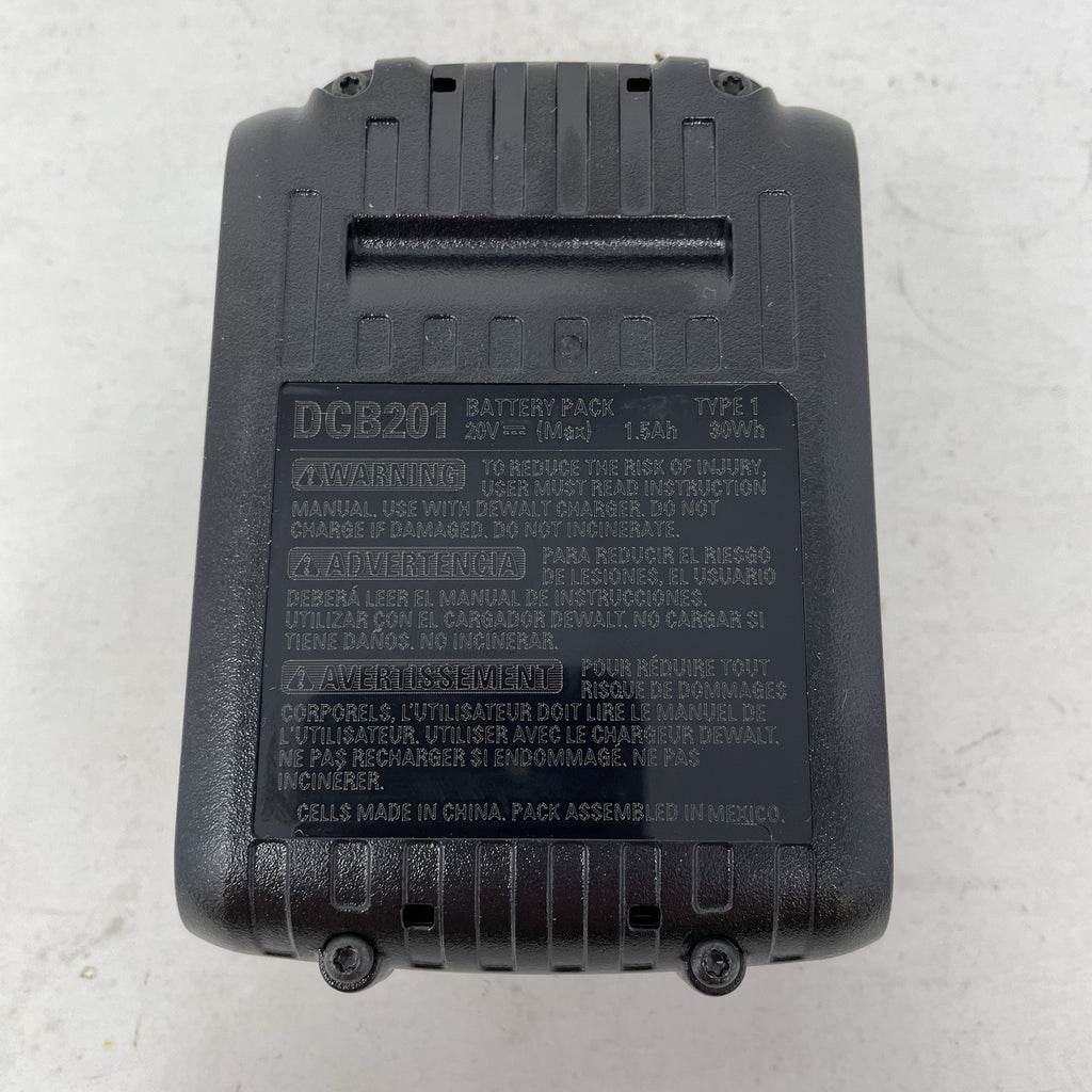 Dewalt DCB201 20V Volt MAX 1.5 Ah Lithium-Ion Compact Battery