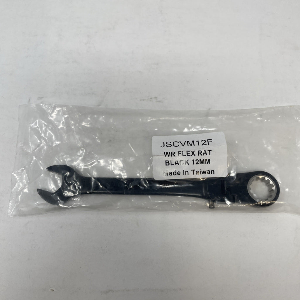 PROTO® Black Chrome 12MM Combination Locking Flex-Head Ratchet Wrench Spline