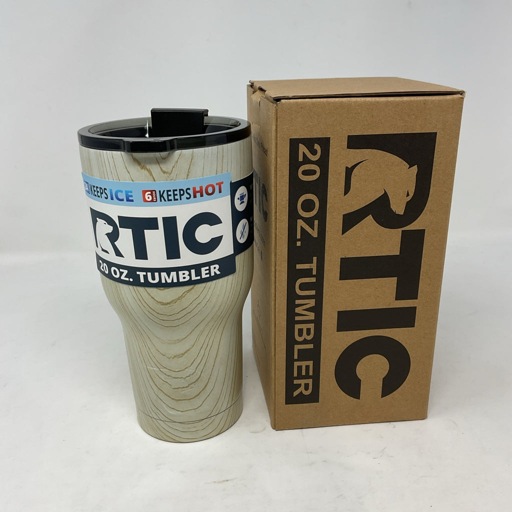Rtic 20oz. Hot Cold Double Wall Insulated Tumbler White Oak