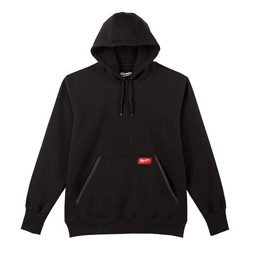 Milwaukee 350B Heavy Duty Tear Resistant Pullover Hoodie Black Men's Medium M