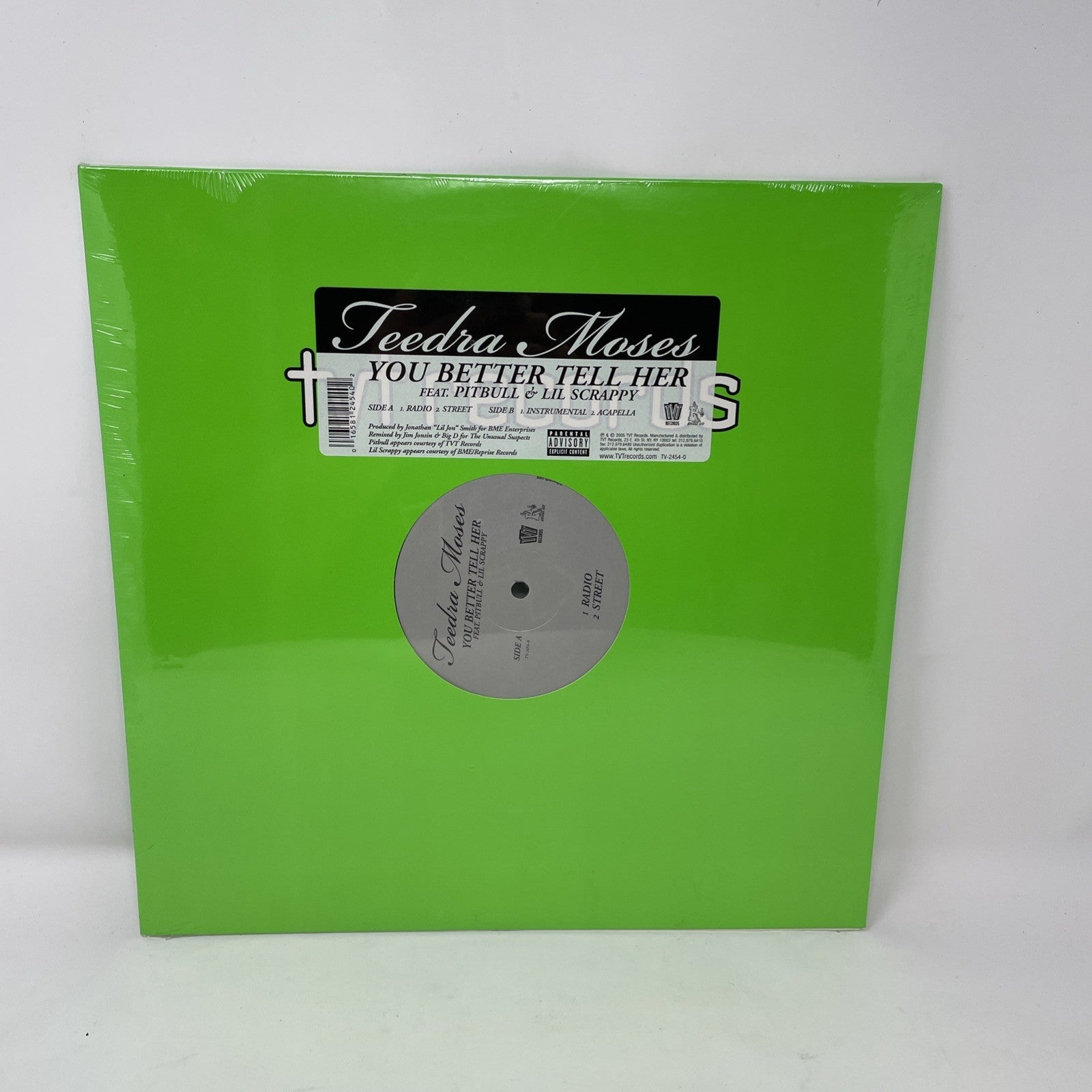 Teedra Moses Feat Pitbull & Lil' Scrappy You Better Tell Her Vinyl Record