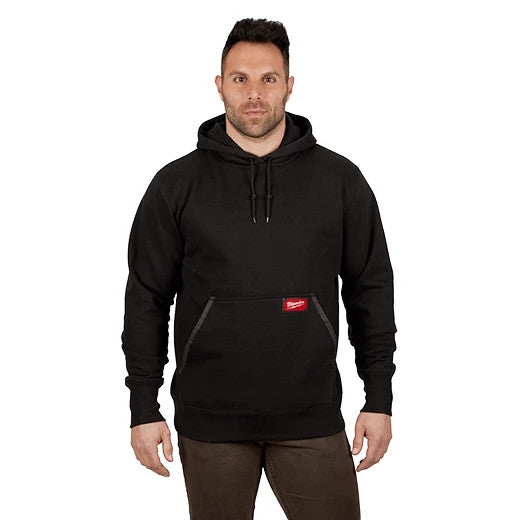 Milwaukee 350B Heavy Duty Tear Resistant Pullover Hoodie Black Men's Medium M