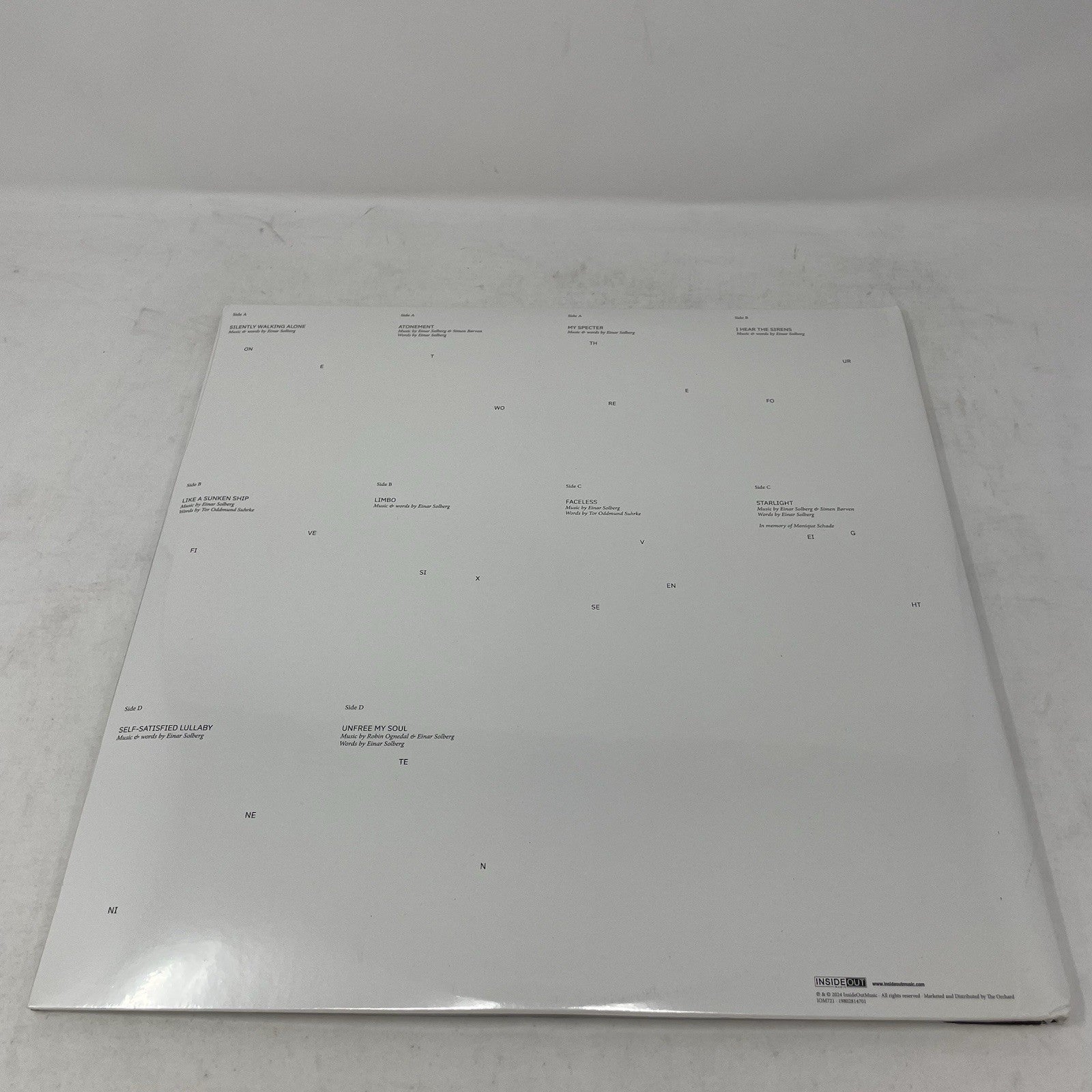 Leprous Melodies Of Atonement 2LP Silver Vinyl Gatefold Jacket Limited Edition