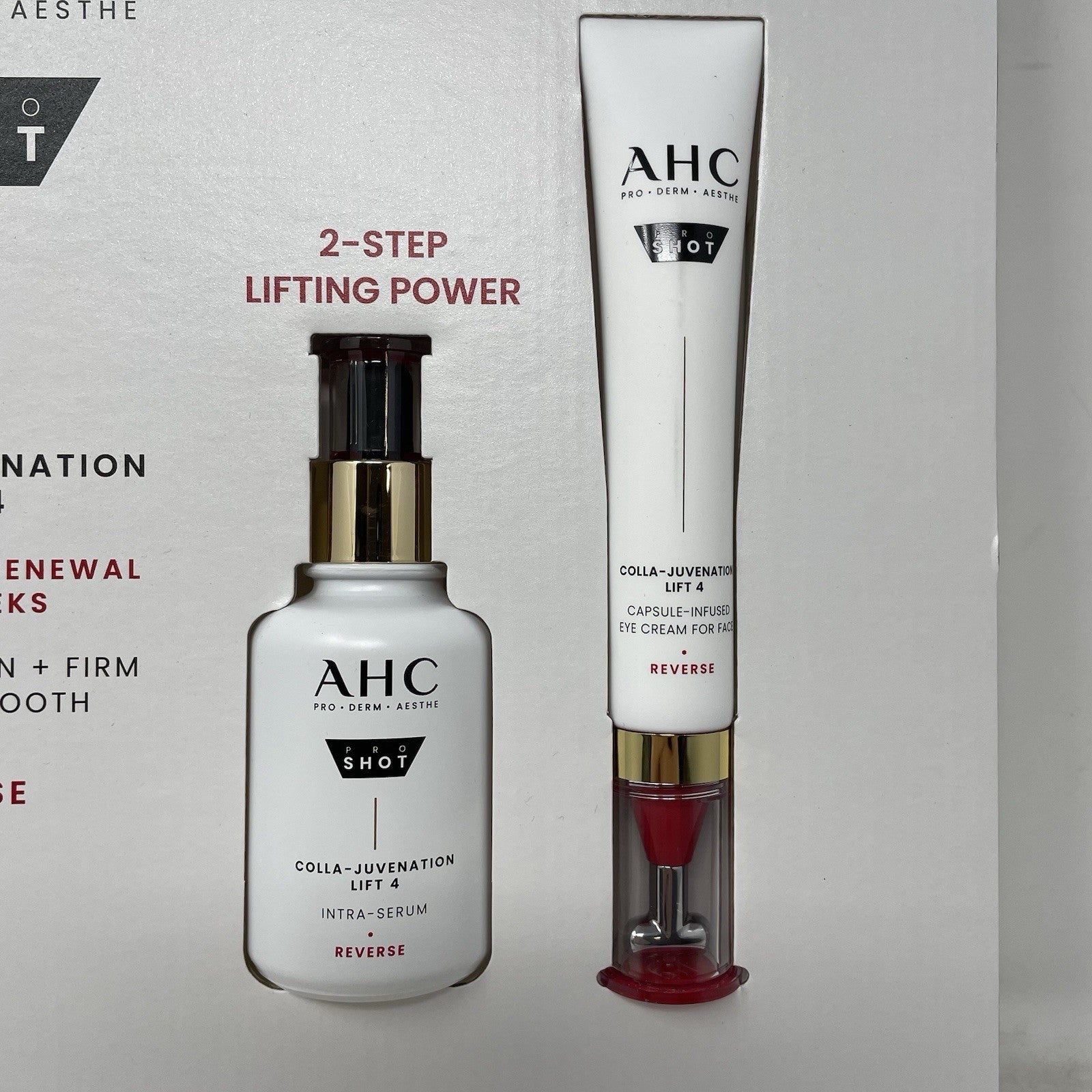 AHC Pro Shot Colla-Juvenation Serum + Eye Cream (1.35 oz. + 1 oz)