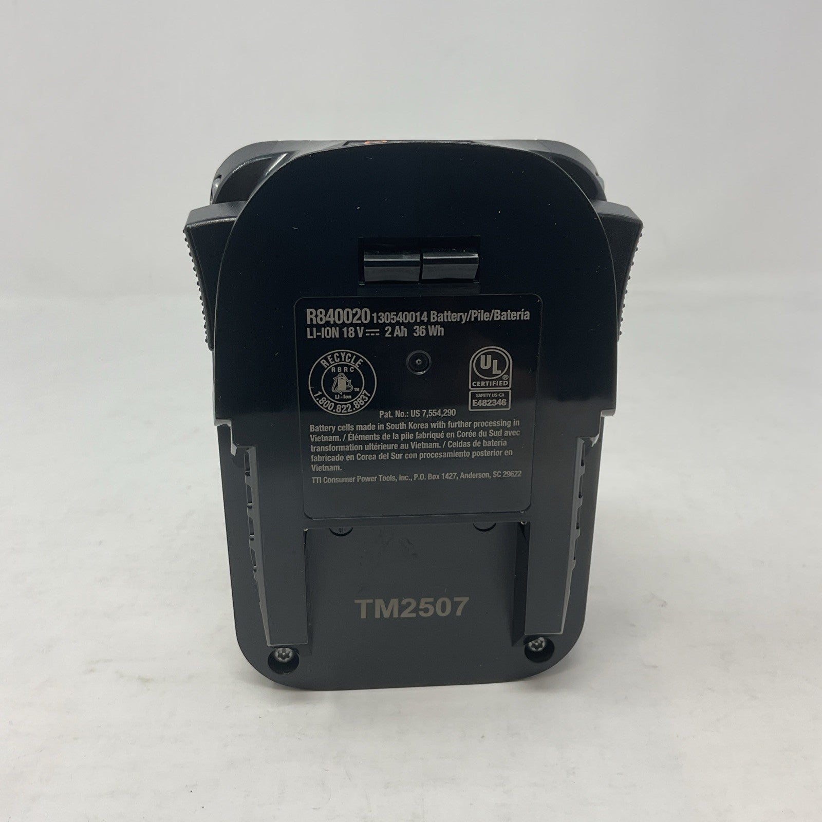 Ridgid R840020 18V Volt 2.0 Ah Lithium-Ion Max Output Battery