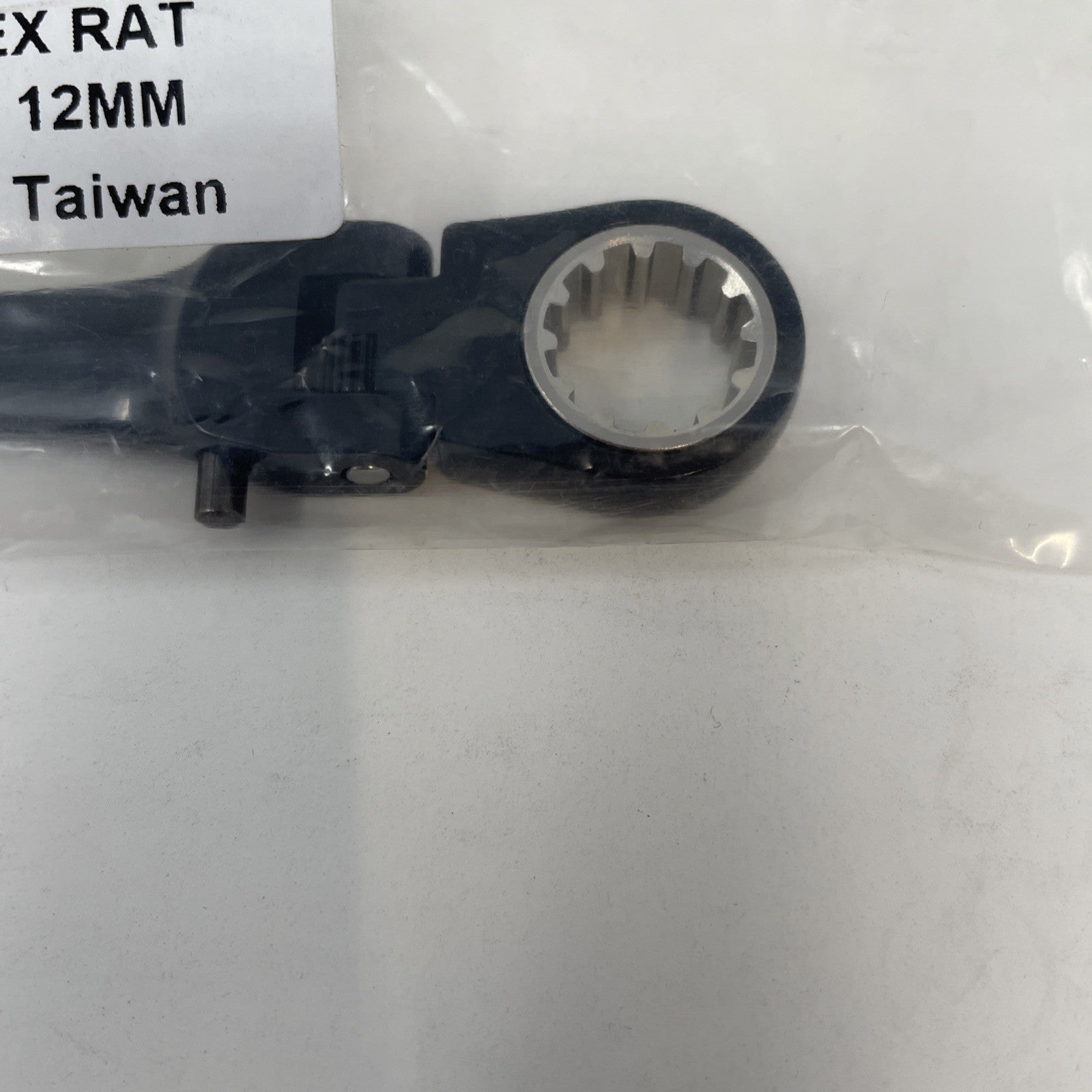 PROTO® Black Chrome 12MM Combination Locking Flex-Head Ratchet Wrench Spline