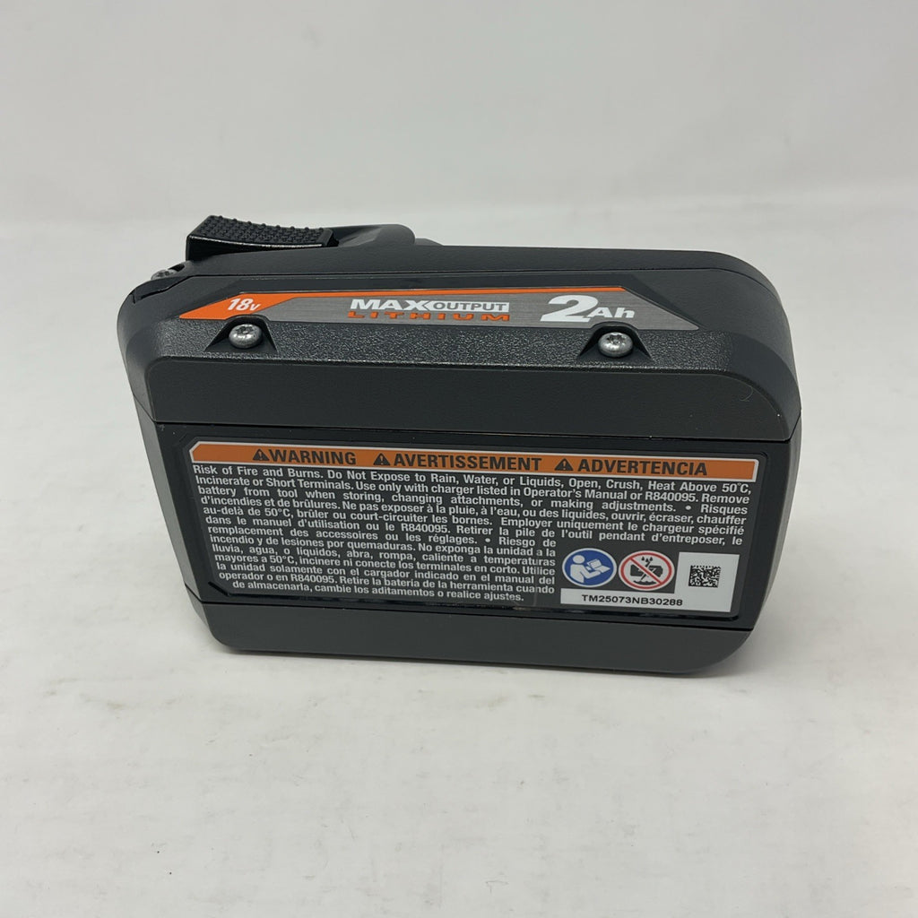Ridgid R840020 18V Volt 2.0 Ah Lithium-Ion Max Output Battery