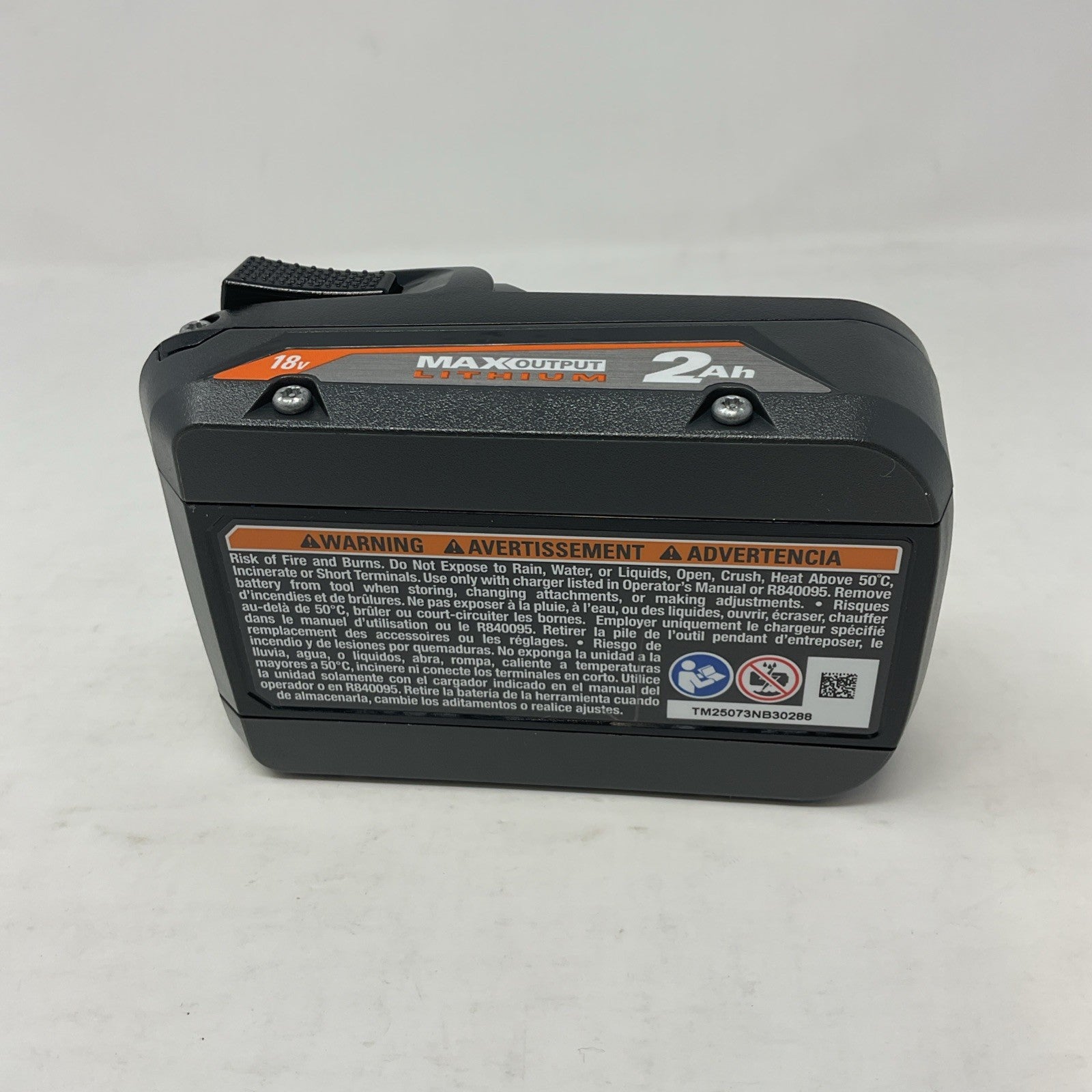 Ridgid R840020 18V Volt 2.0 Ah Lithium-Ion Max Output Battery