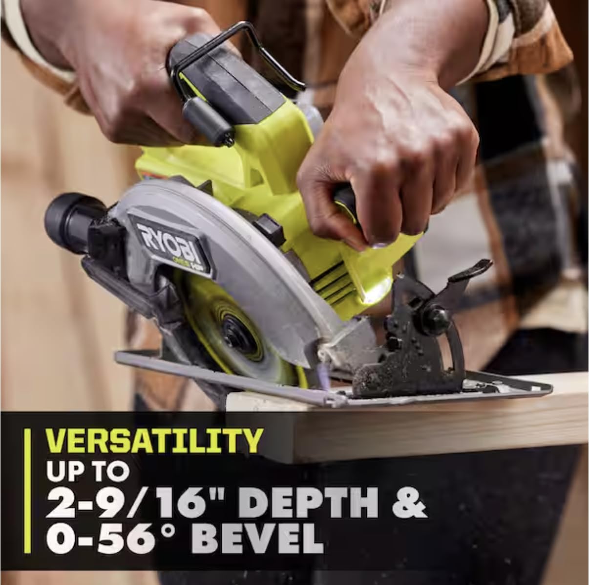 RYOBI ONE+ HP 18V Brushless Cordless 7-1/4 in. Circular Saw (Tool Only)
