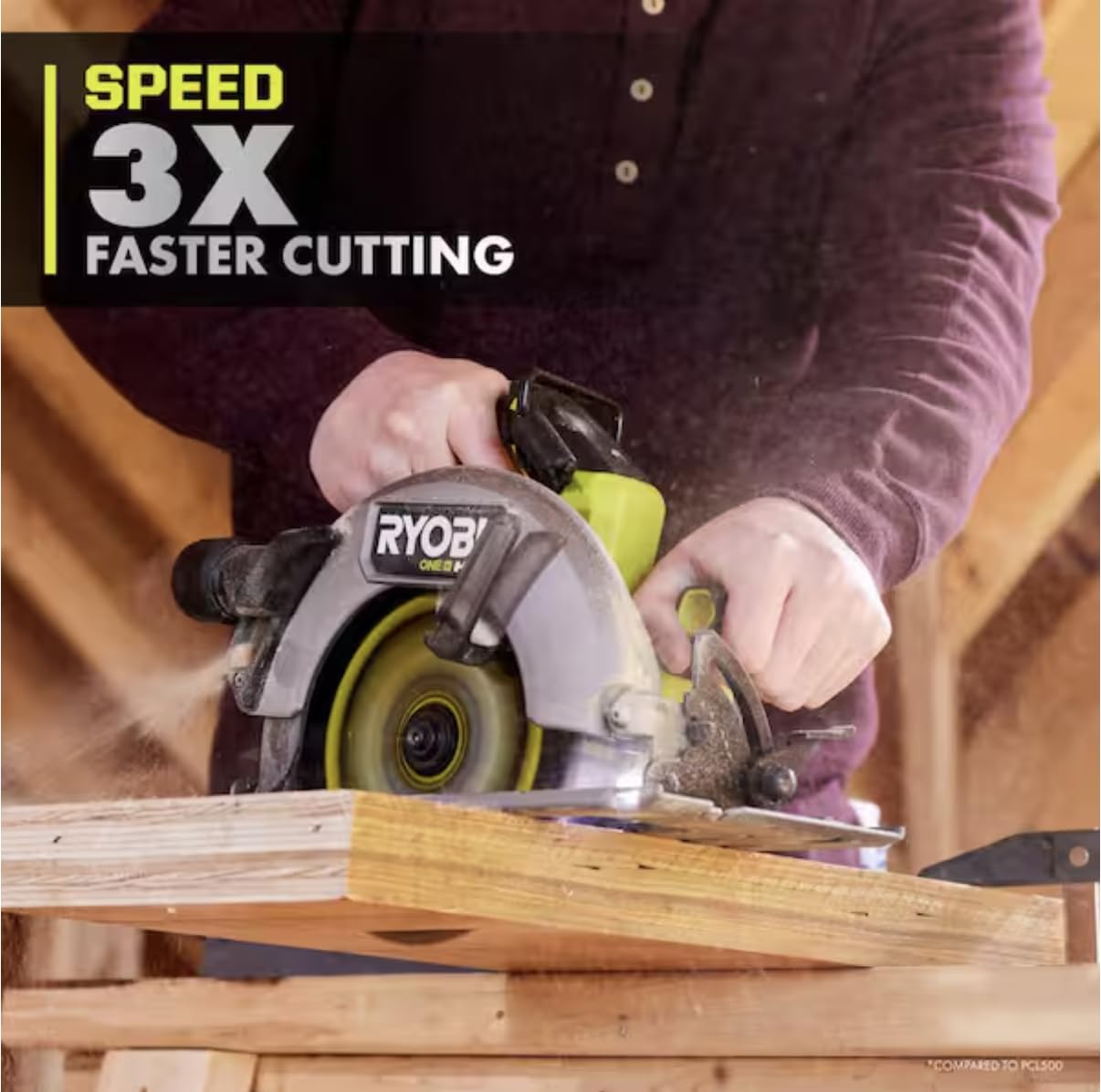 RYOBI ONE+ HP 18V Brushless Cordless 7-1/4 in. Circular Saw (Tool Only)