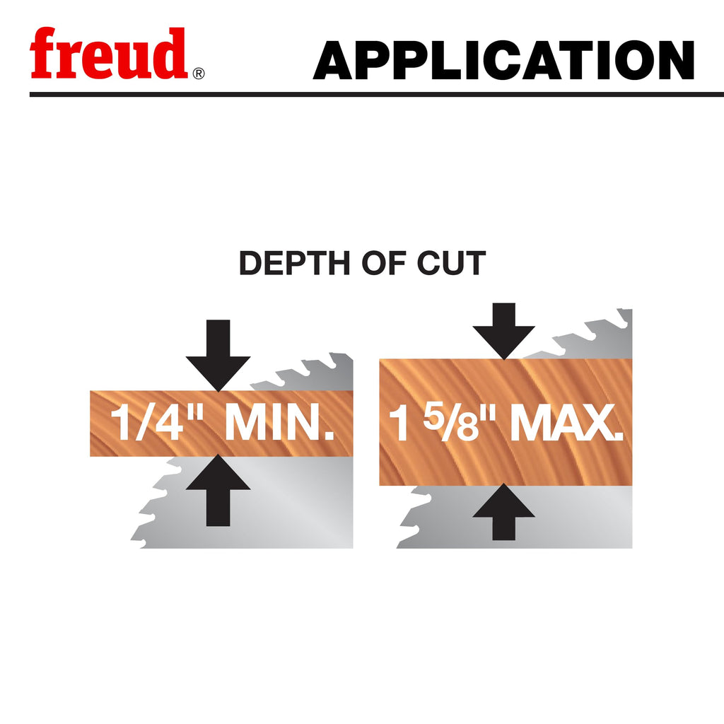 Freud LU85R010: 10" Carbide Tipped Saw Blade for Crosscutting