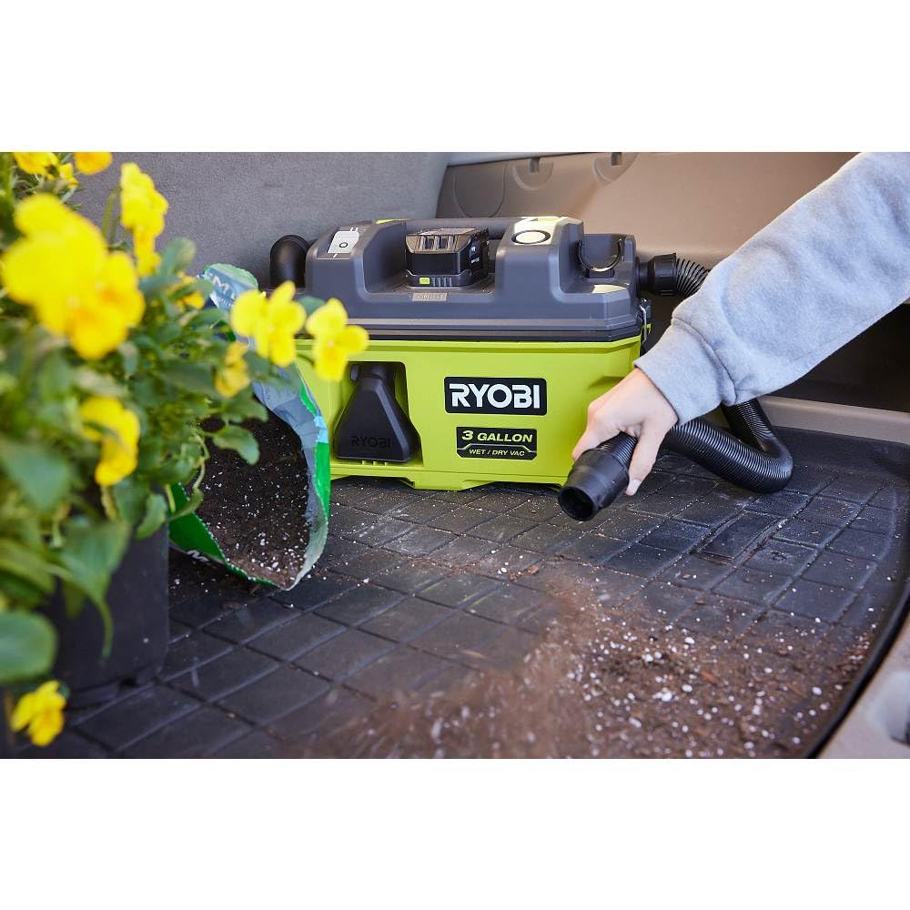 RYOBI ONEAND 18V Link Cordless 3 GAL. Wet/Dry Vacuum Tool ONLY PCL734B