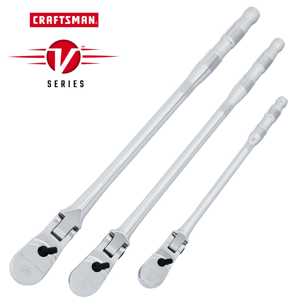 CRAFTSMAN V-SERIES Ratchet Set, Flexible Head, 3 Piece (CMMT86505V)