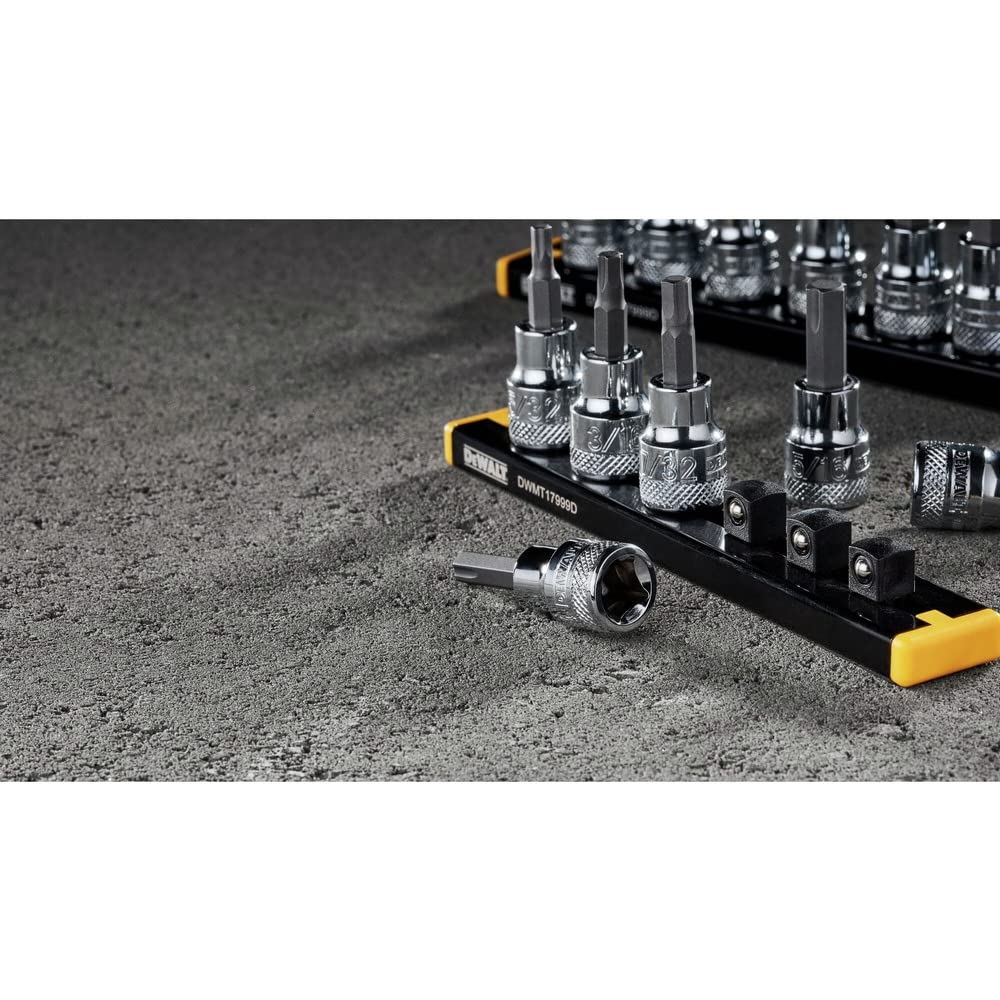 DEWALT 3/8 DRIVE, SAE & MM HEX SOCKET SET, 12PC (DWMT17002)