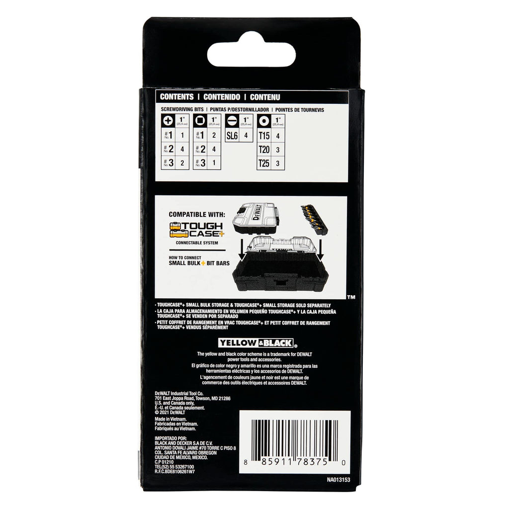 DEWALT BYTC Flex Torq Set #2 Phillips/#8 Slotted Set Shank Screwdriver Bit Set Screwdriver (28-Piece) (DWABYTFT-28)