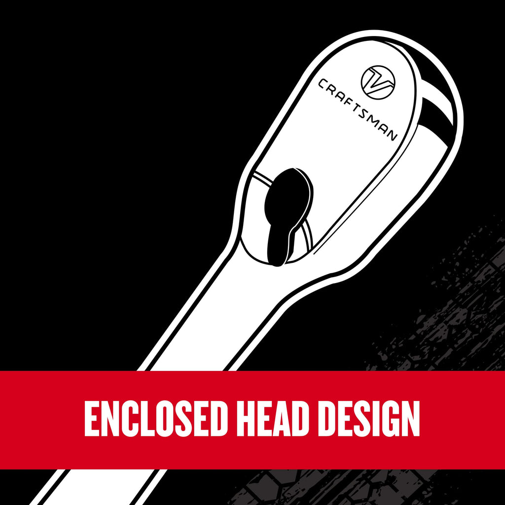CRAFTSMAN V-SERIES Ratchet, 1/2 Inch Drive, 96-Tooth, Flexible Head XL Comfort Grip (CMMT86336V)