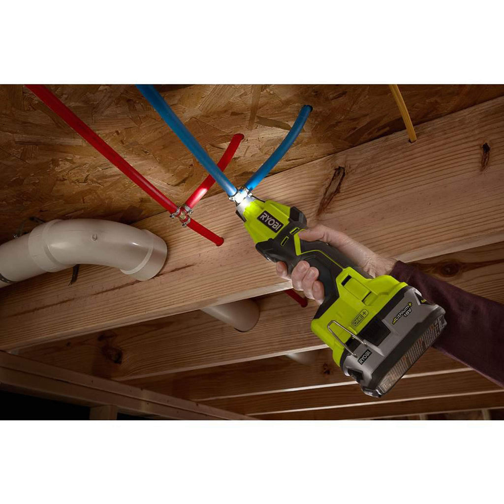 RYOBI ONEAND 18V Lithium-ION Cordless PEX TUBING CLAMP Tool Tool ONLY P660