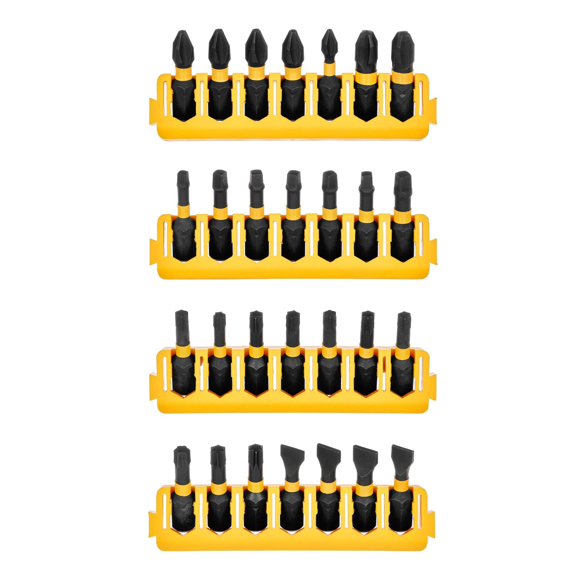 DEWALT BYTC Flex Torq Set #2 Phillips/#8 Slotted Set Shank Screwdriver Bit Set Screwdriver (28-Piece) (DWABYTFT-28)