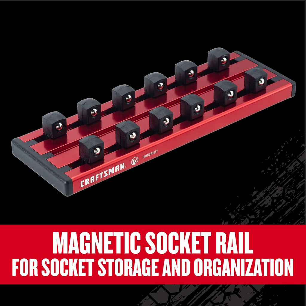 CRAFTSMAN V-SERIES Socket Set, Deep MM, 3/8 Inch Drive, 12 Piece (CMMT17560V)