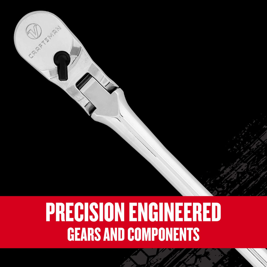 CRAFTSMAN V-SERIES Ratchet Set, Flexible Head, 3 Piece (CMMT86505V)