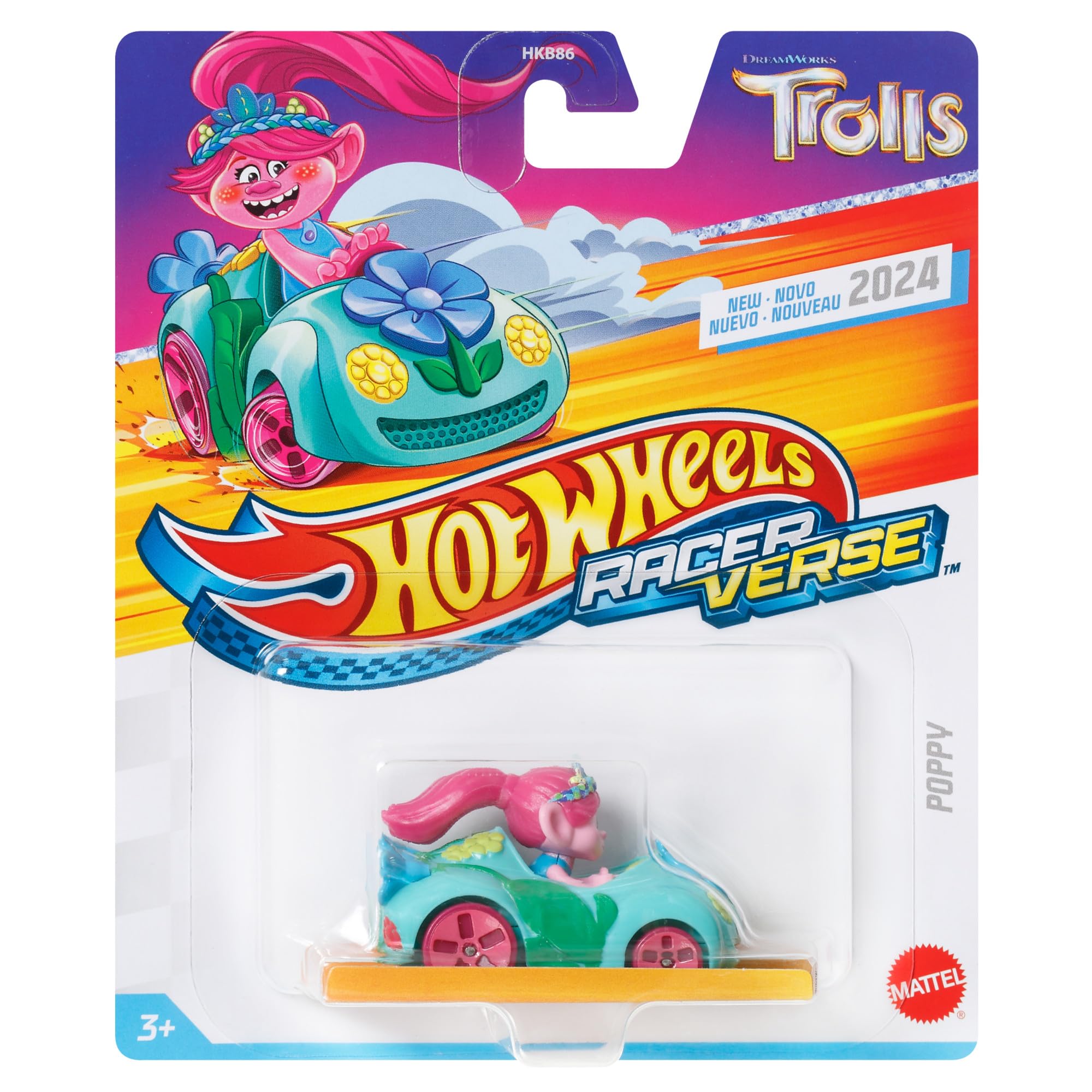 Hot Wheels RacerVerse Vehículo de Juguete Poppy