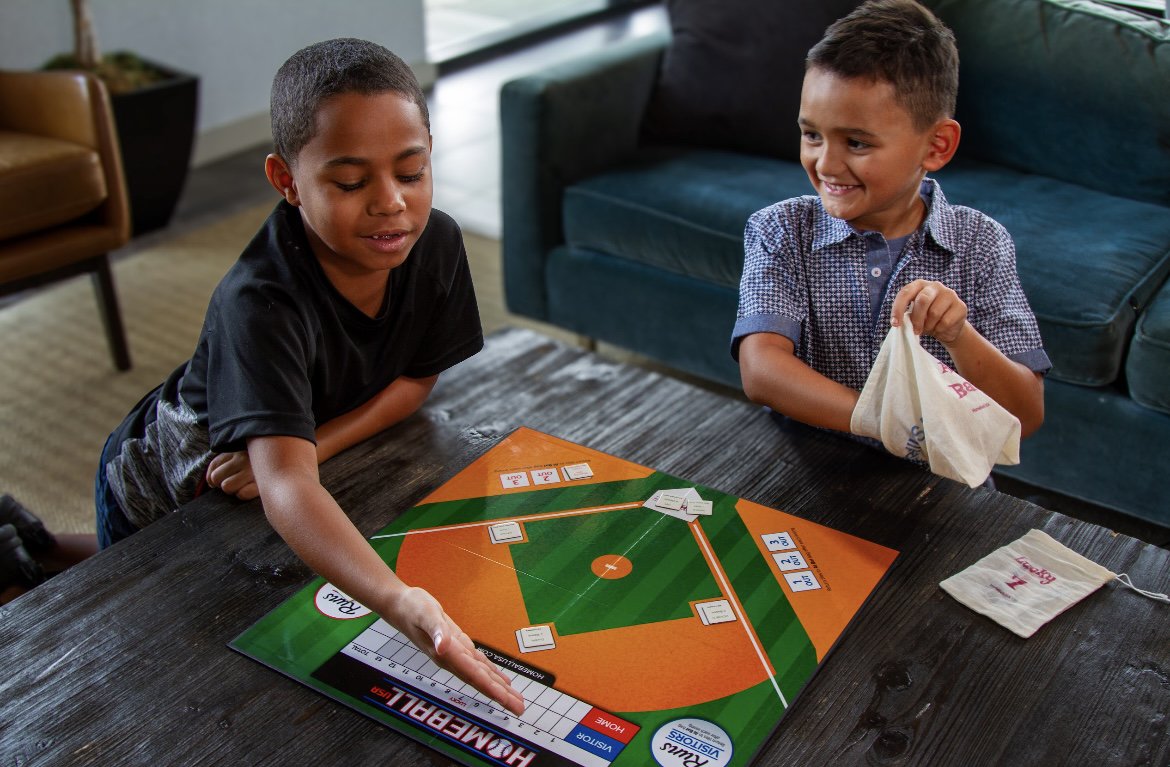 HomePlate USA Baseball Strategy Board Game, Teaching the Art of Baseball at Home, for Ages 10+, 1 or 2 Players