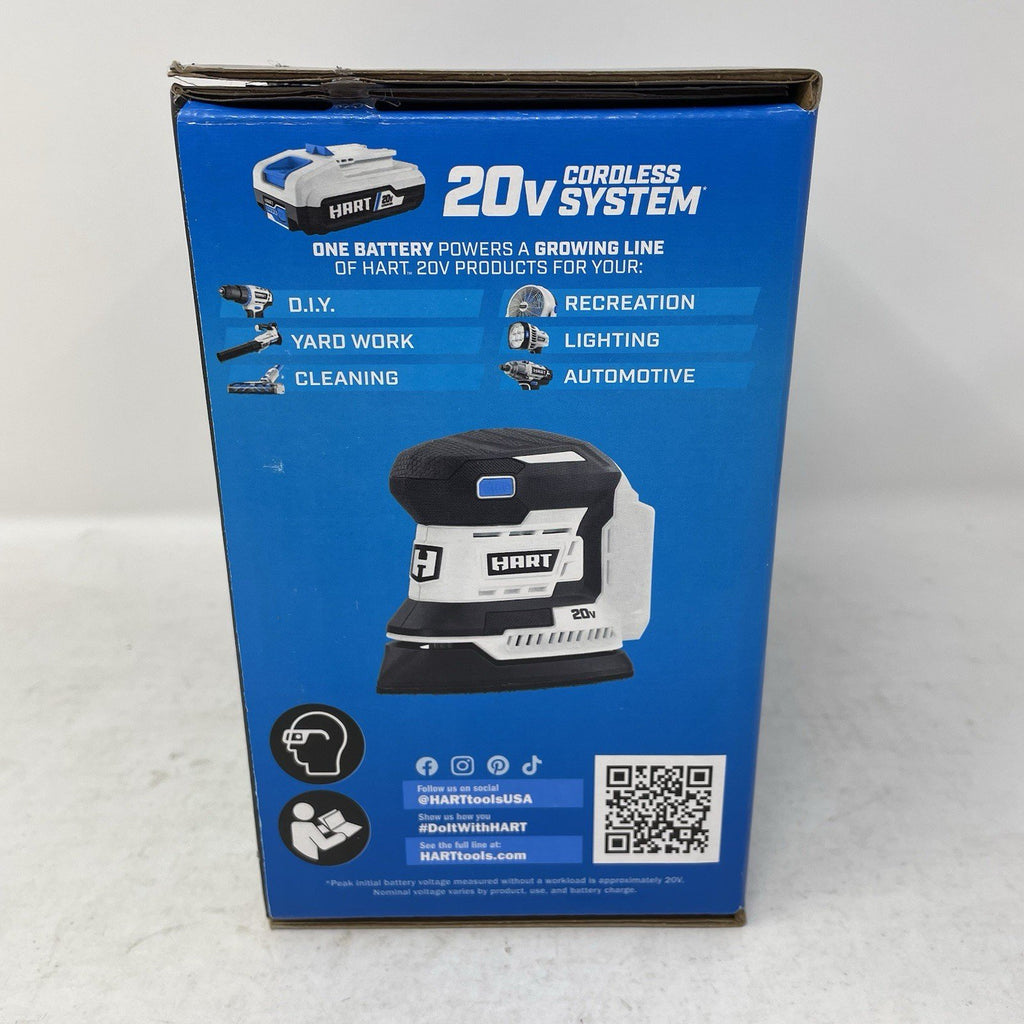 HART 20-Volt Cordless Detail Sander HPSD85  *Tool Only*
