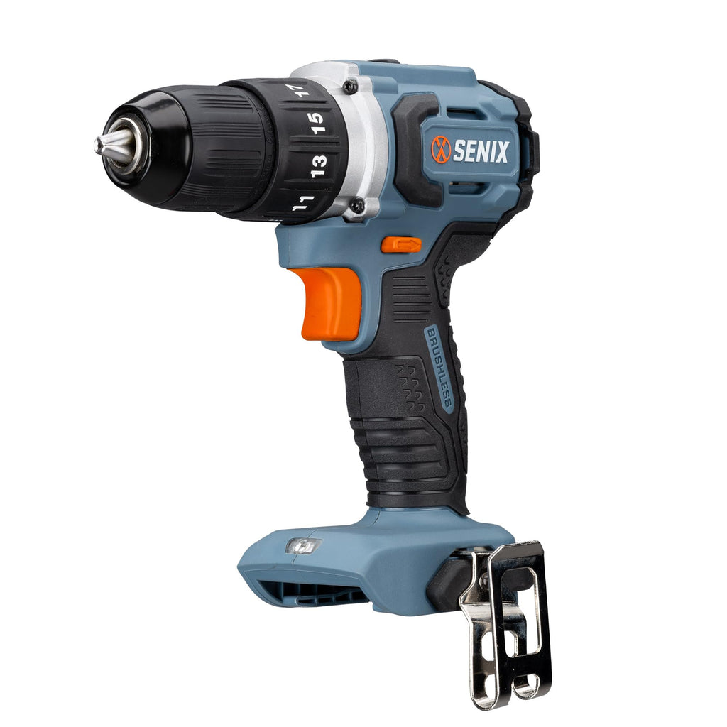 SENIX 20V Max Cordless Drill/Driver Set, Power Tool Kit, Brushless Motor, 1/2-Inch, 2 Variable Speed,Tool Only (PDDX2-M2-0)*NOW on SALE* $20 Deal of the Day $20