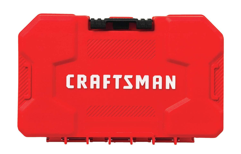 CRAFTSMAN Socket Set with Palm Ratchet, SAE/Metric, 1/4-Inch Drive, 26-Piece (CMMT12004)