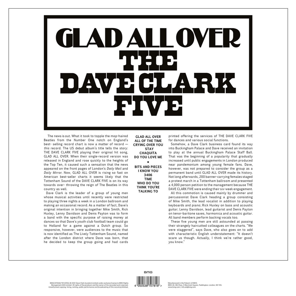 Glad All Over LP[LP]