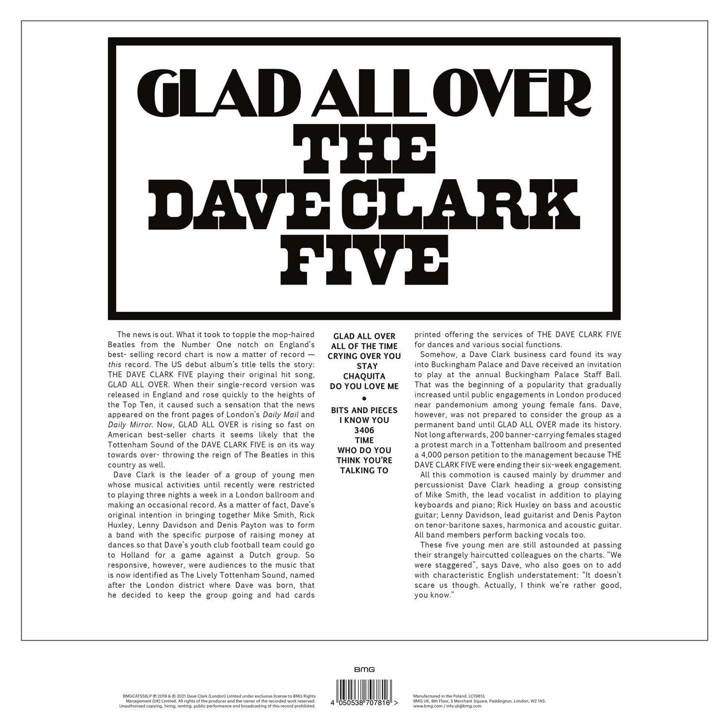 Glad All Over LP[LP]