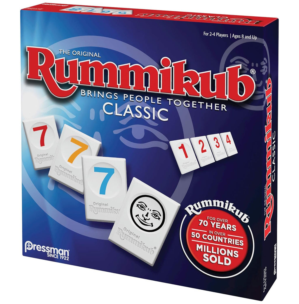 Pressman Rummikub - The Original Rummy Tile Game for 2-4 Players, Ages 8+