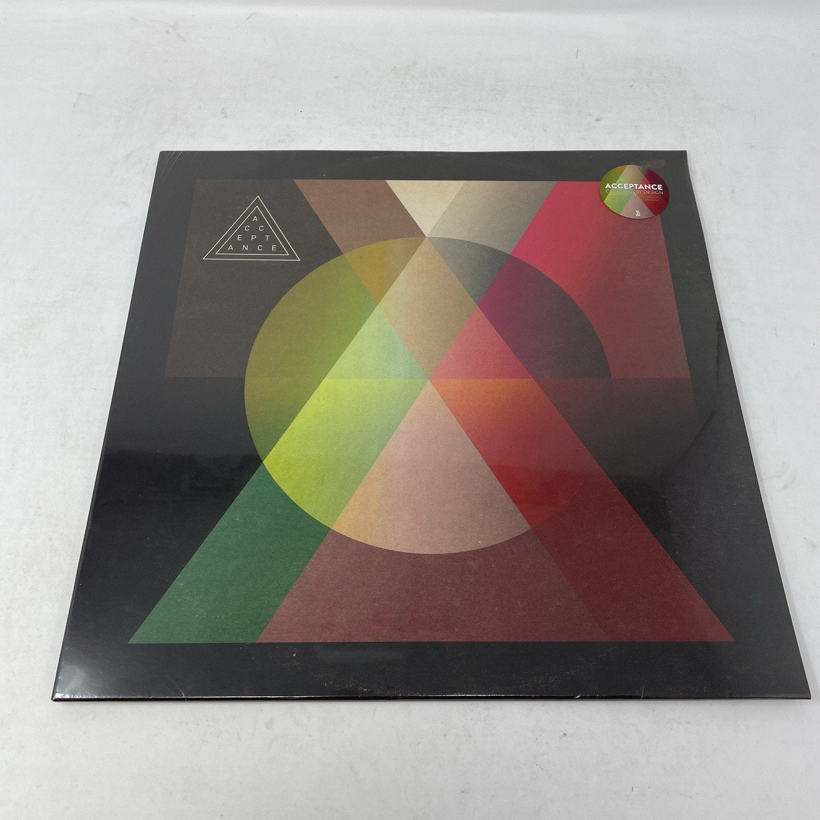 Acceptance - Colliding By Design Oxblood Cokebottle Colored Vinyl LP 2017
