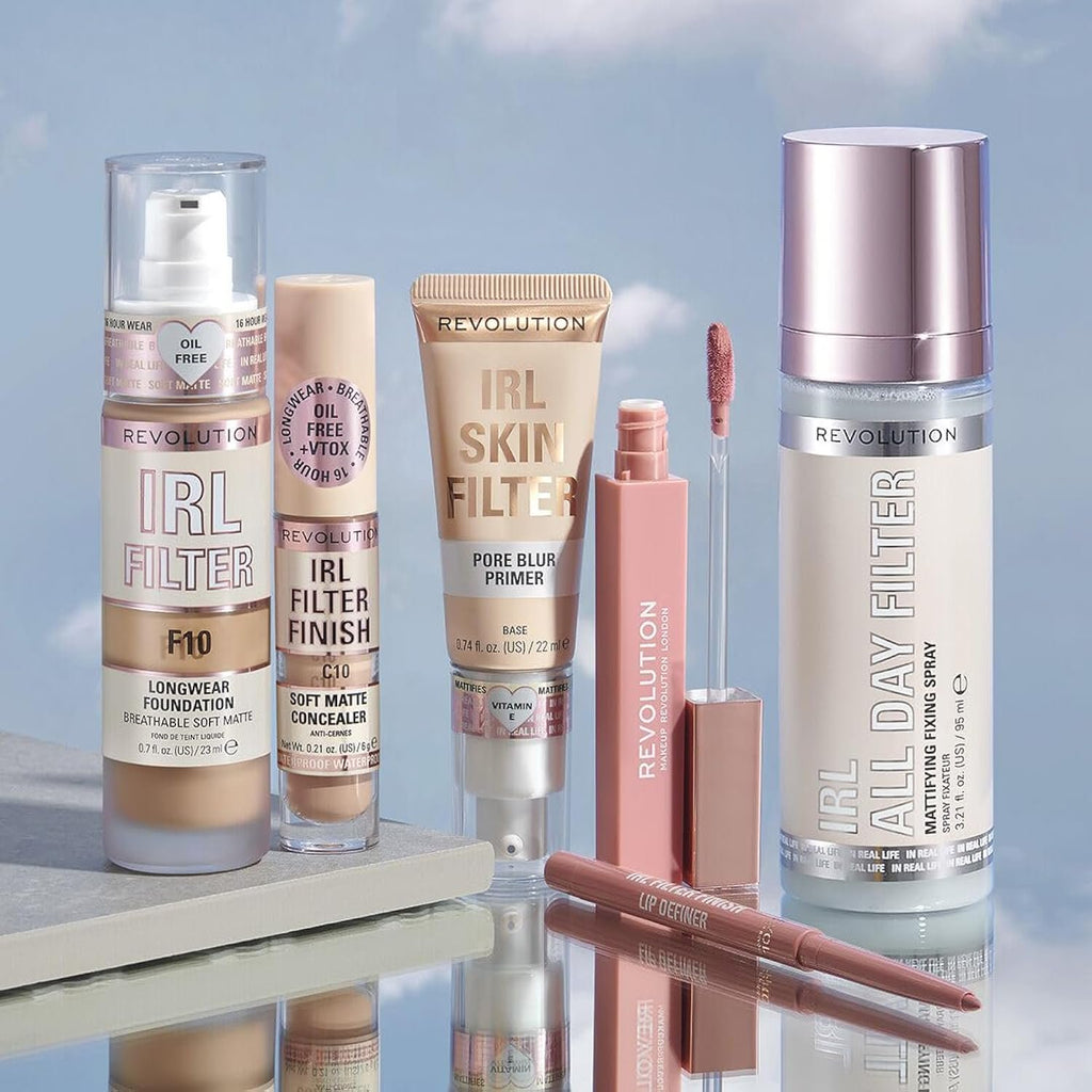 Revolution, IRL Filter Finish Concealer, Full Coverage, Oil-Free, Long-Lasting & Lightweight Formula, Infused with Hyaluronic Acid, Vegan & Cruelty-Free, C16, 0.21 oz