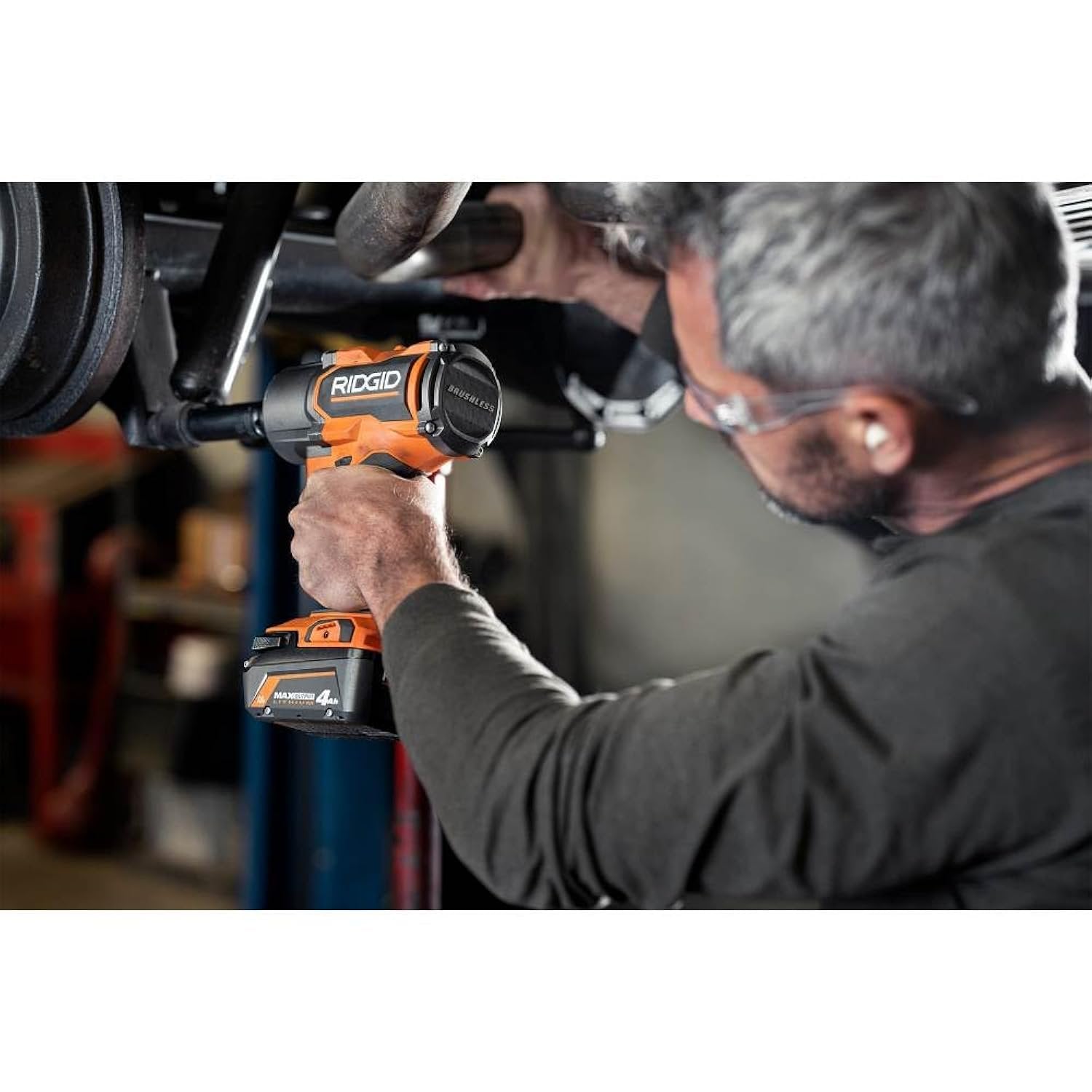 18V BRUSHLESS Cordless 4-Mode 1/2 in. HIGH-Torque Impact Wrench Tool ONLY