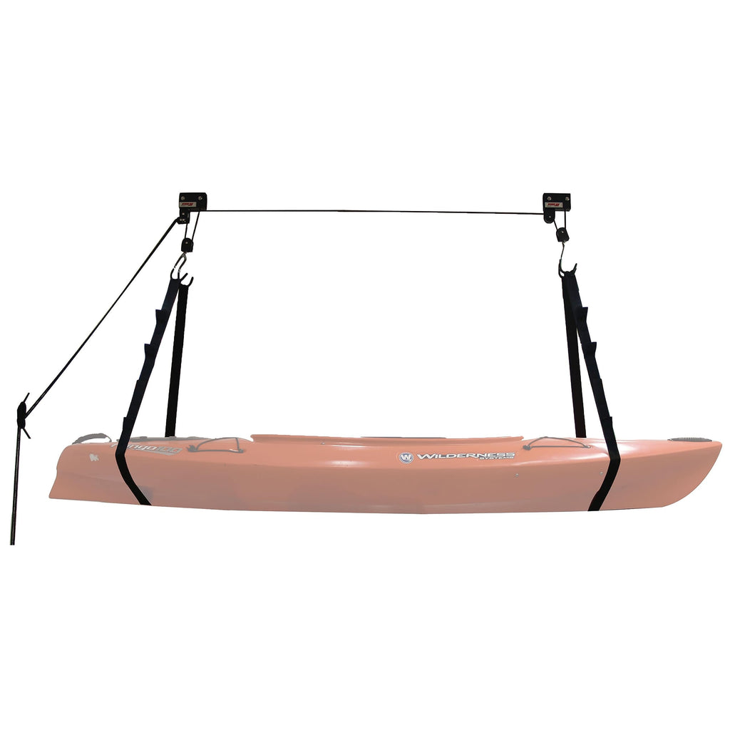 Extreme Max 3004.0204 Kayak/Canoe/Bike/Ladder Hoist & Lift for Storage in Shop or Garage - 120 lb. Capacity,Black