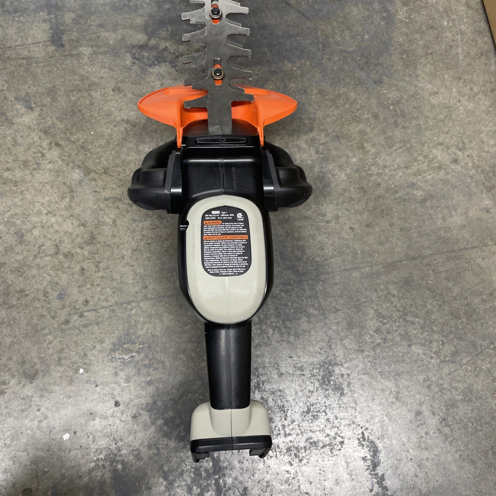 Black & Decker 60V 60 Volt PowerCut Hedge Trimmer 24" LHT360 *Tool Only*