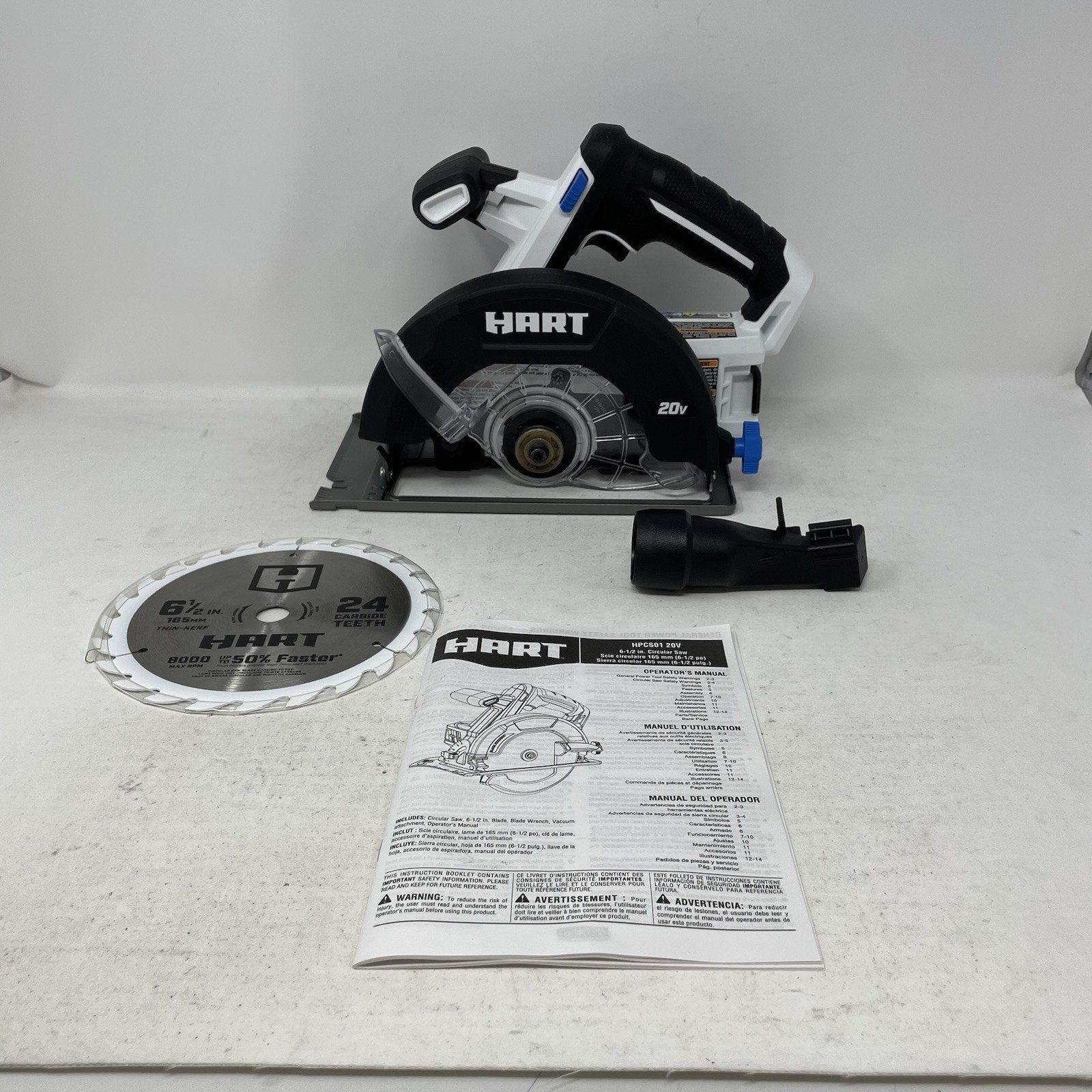 Hart 20V Volt Cordless 6.5" Circular Saw HPCS01 *Tool Only*