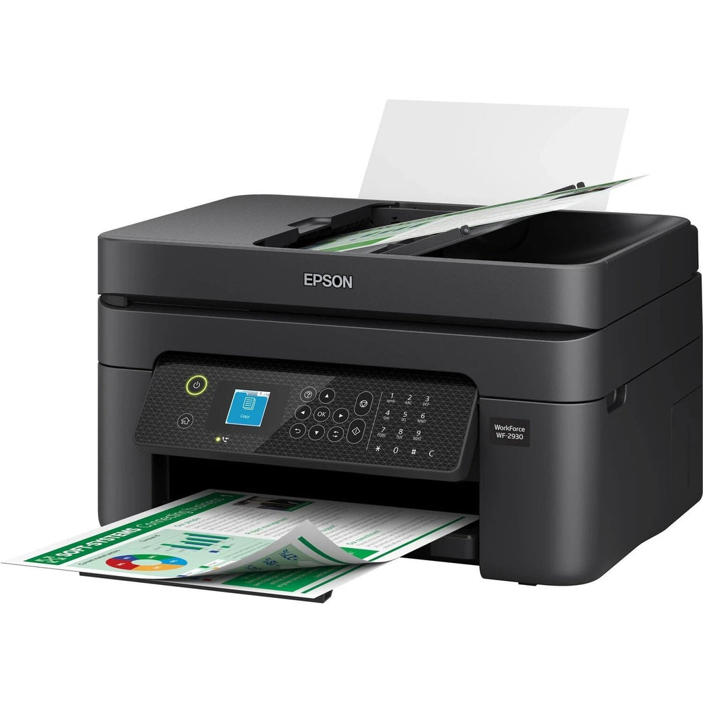 Epson WorkForce WF-2930 Wireless All-in-One Color Inkjet Printer C11CK63201