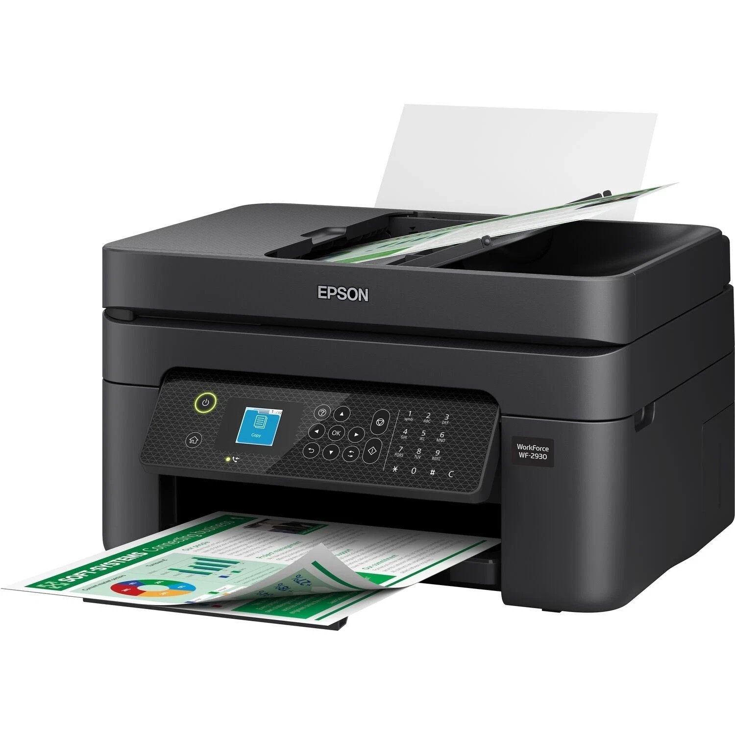 Epson WorkForce WF-2930 Wireless All-in-One Color Inkjet Printer C11CK63201