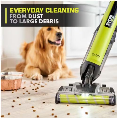 ONEAND HP 18V Cordless HIGH-Capacity Stick Vacuum KIT with 4.0 AH Battery and Charger