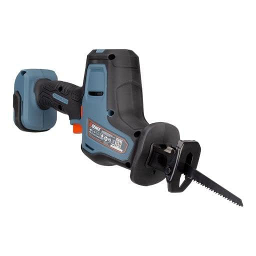 SENIX PSRX2-M2-0 X2 20 Volt Max* 7/8-Inch Compact Reciprocating Saw Power Tool Set, Variable Speed, 3000 SPM Max, Tool-Less Blade Clamp, 3-Mode LED Light, Tool Only, Battery Not Included