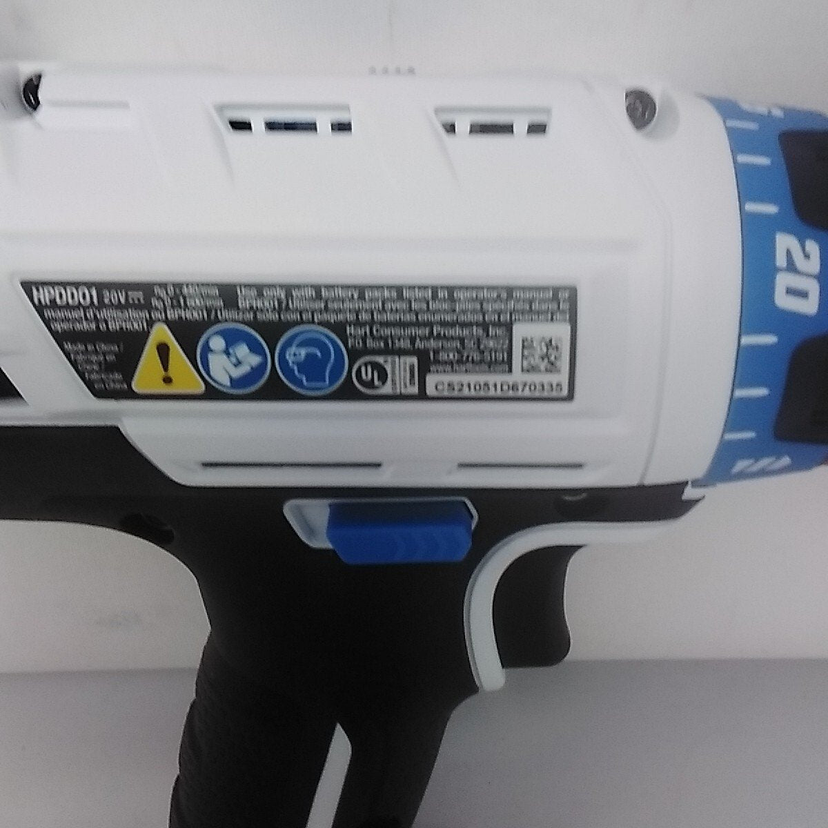 HART 1/2" Drill Driver 20 volt 20V 2 Speed Cordless HPDD01 (*TOOL ONLY*)