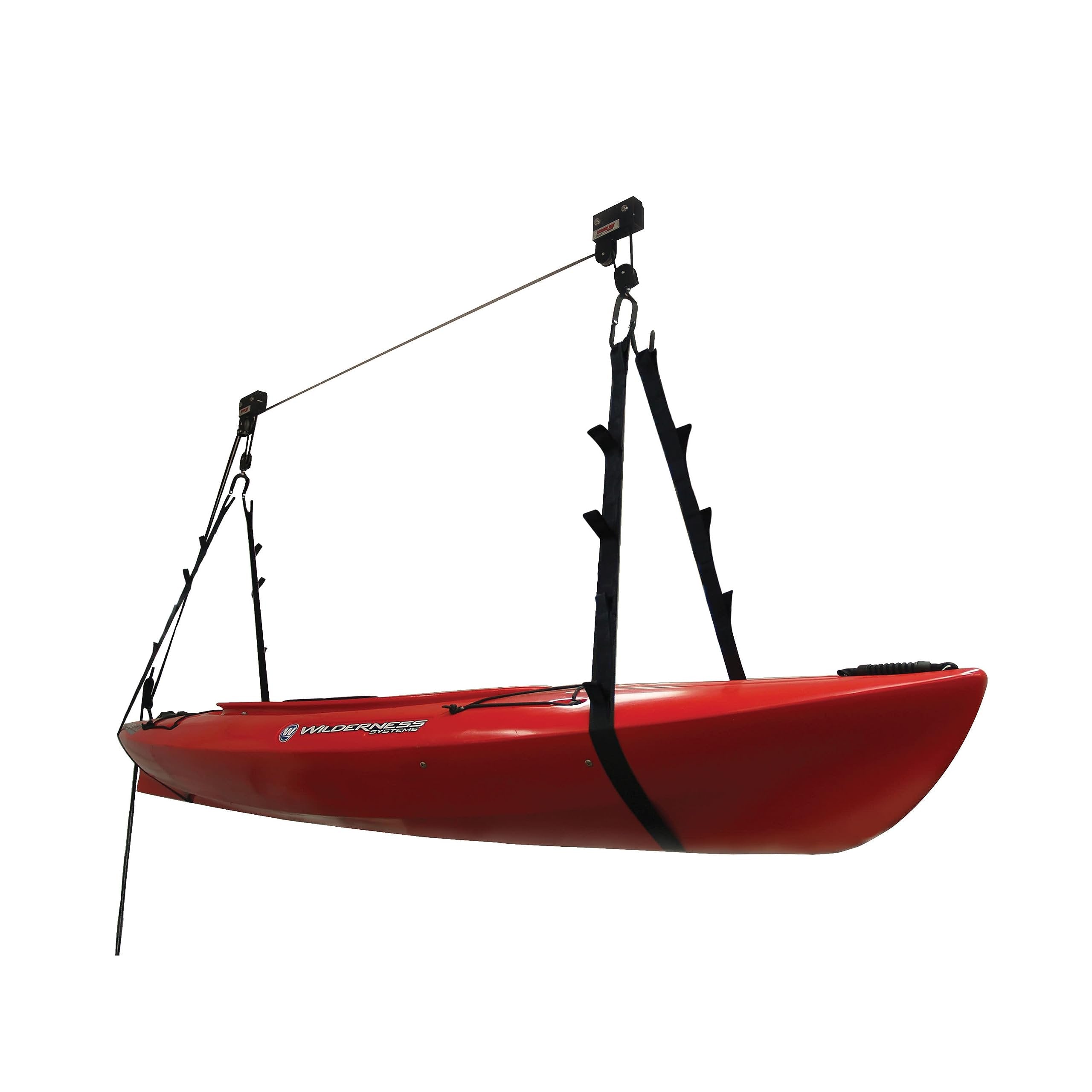 Extreme Max 3004.0204 Kayak/Canoe/Bike/Ladder Hoist & Lift for Storage in Shop or Garage - 120 lb. Capacity,Black