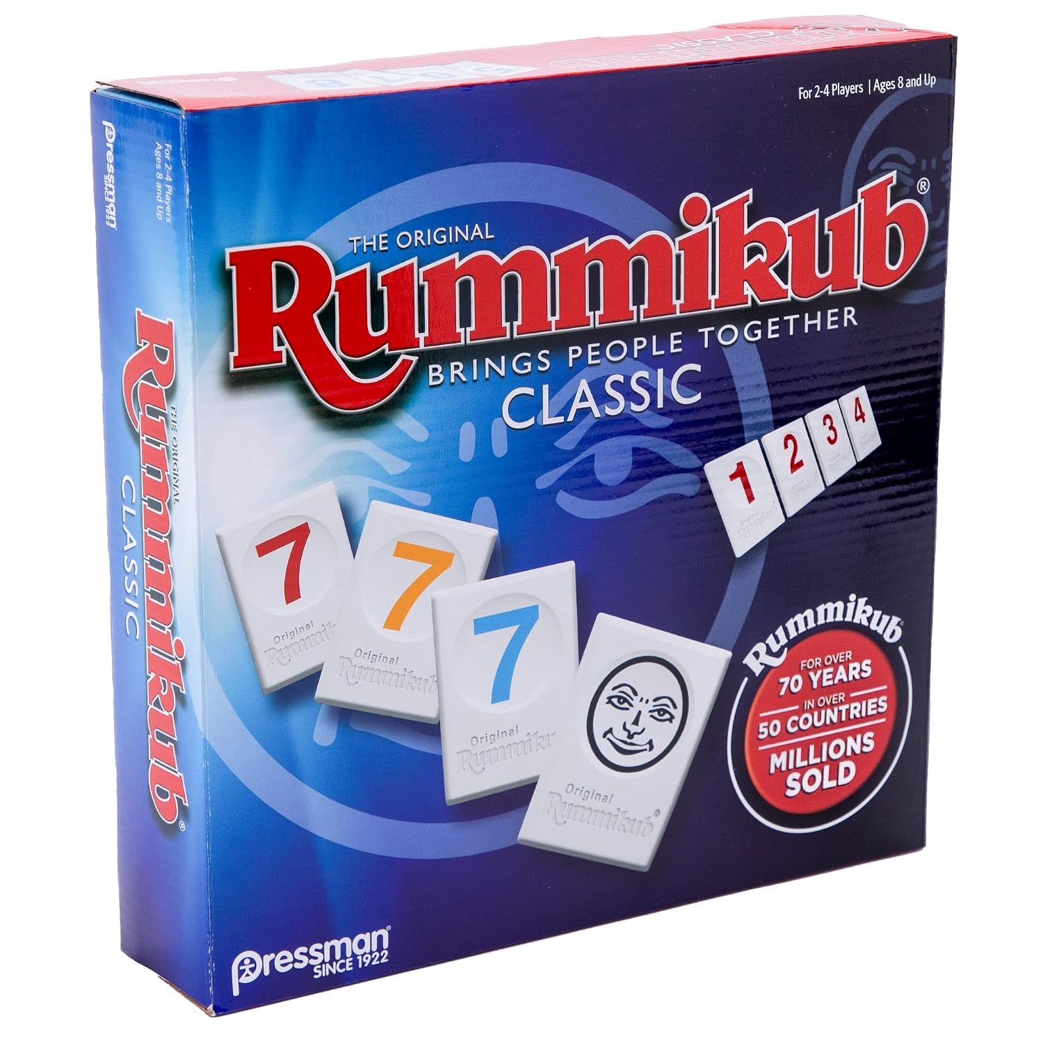 Pressman Rummikub - The Original Rummy Tile Game for 2-4 Players, Ages 8+