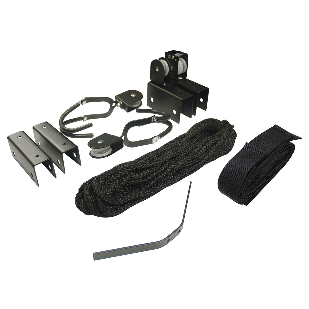 Extreme Max 3004.0204 Kayak/Canoe/Bike/Ladder Hoist & Lift for Storage in Shop or Garage - 120 lb. Capacity,Black