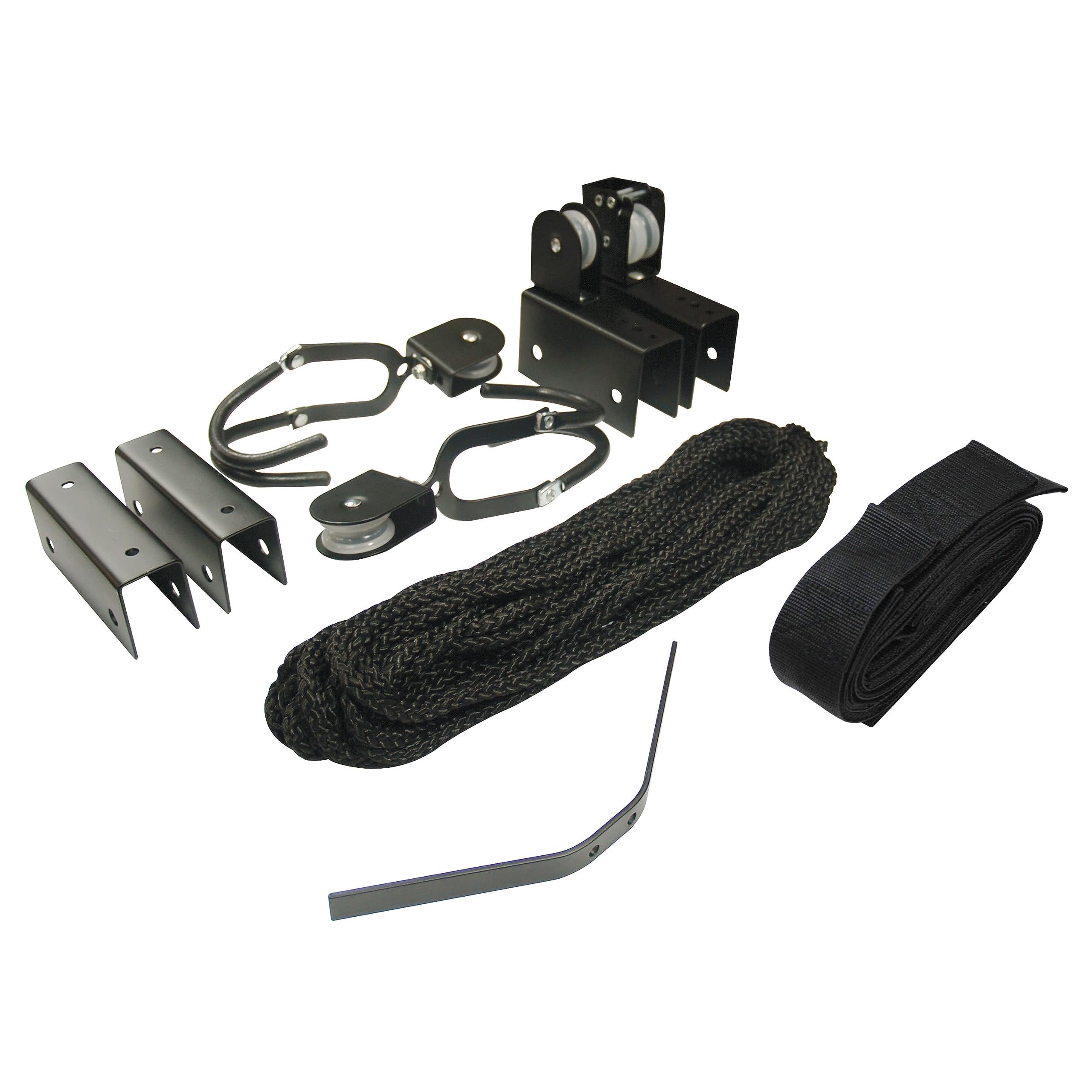 Extreme Max 3004.0204 Kayak/Canoe/Bike/Ladder Hoist & Lift for Storage in Shop or Garage - 120 lb. Capacity,Black