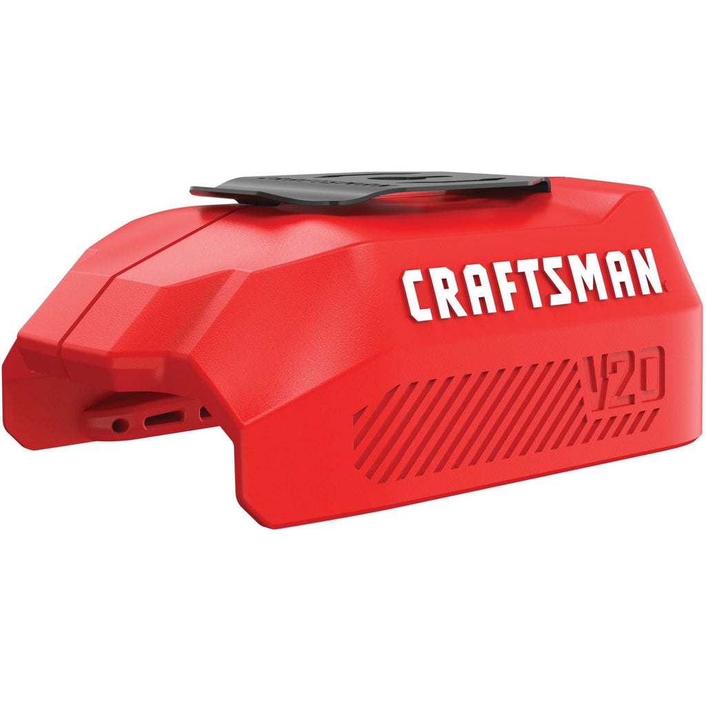 CRAFTSMAN V20 USB Adapter, USB Power Source for Charging Phone, Tablet, Batteries, and More, Bare Tool Only (CMCB002B)